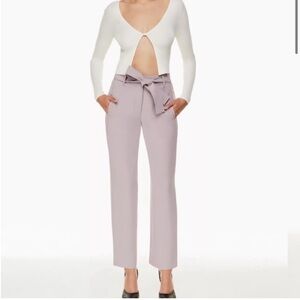 Wilfred lavendar Tie-Waist Pants
